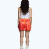 Satin Boxer Shorts Zebra Orange