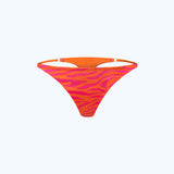 Thong Bikini Bottom Wild Sunrise Zebra