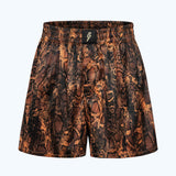 Satin Boxer Shorts Brown Snake
