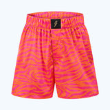 Satin Boxer Shorts Zebra Orange