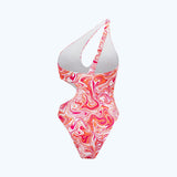 Swim One-piece Orange & Pink