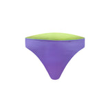 SATIN HIGH WAIST BRIEFS Purple Rain - Ekcentrik Underwear