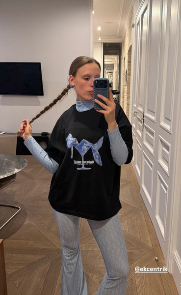 Customer wearing Siren Tee