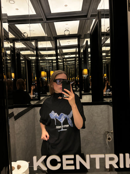 Customer wearing Siren Tee
