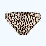 FLOCK MESH THONGS TATTOO BEIGE