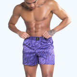 BOXER SHORTS PURPLE ZEBRA