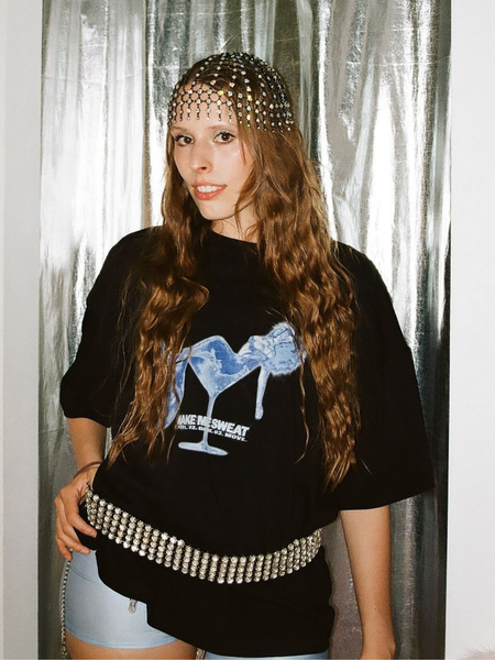 Customer wearing Siren Tee