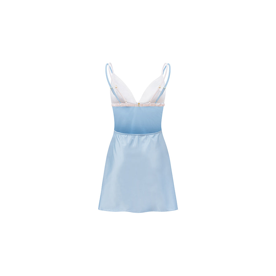 SLIP DRESS Blue Crush - Ekcentrik Underwear