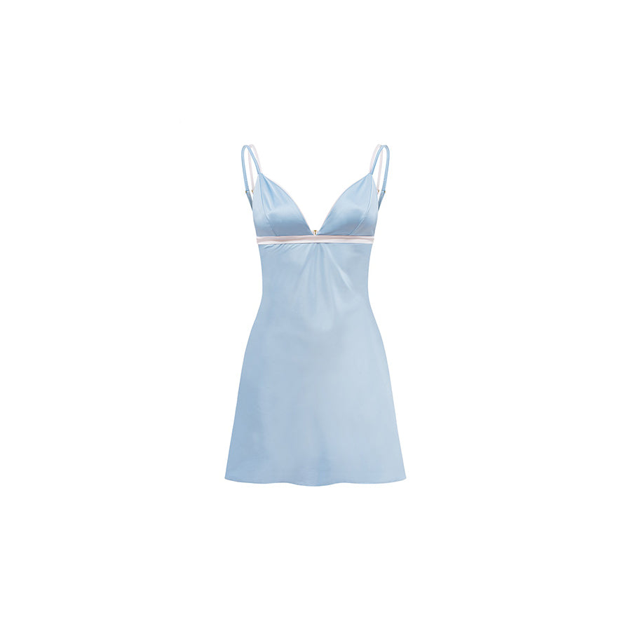 SLIP DRESS Blue Crush - Ekcentrik Underwear